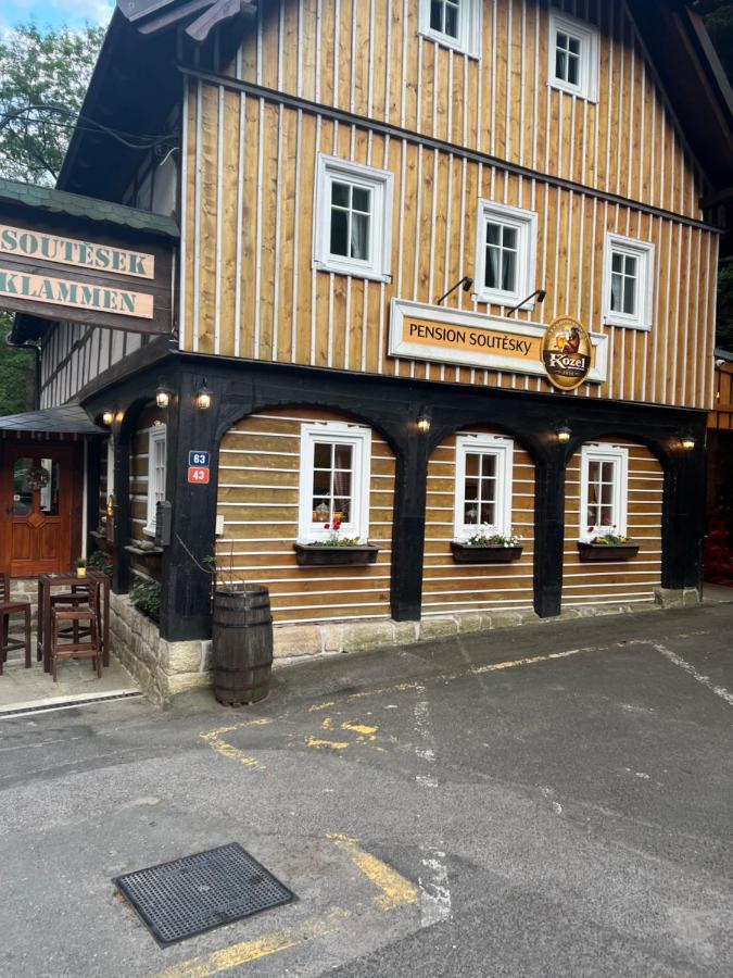 Pension Soutesky Hřensko Buitenkant foto